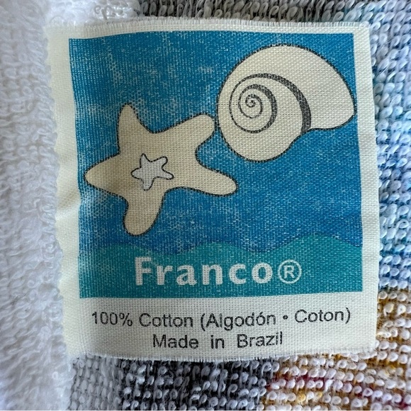 VTG Disney 101 Dalmatians Beach Towel Franco 100% Cotton Made In Brazil 27x53 - Picture 9 of 10